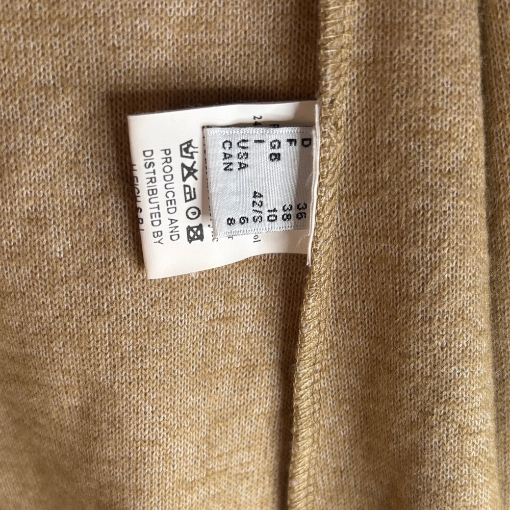 Women's Tan cardigan - Picture 4 of 7